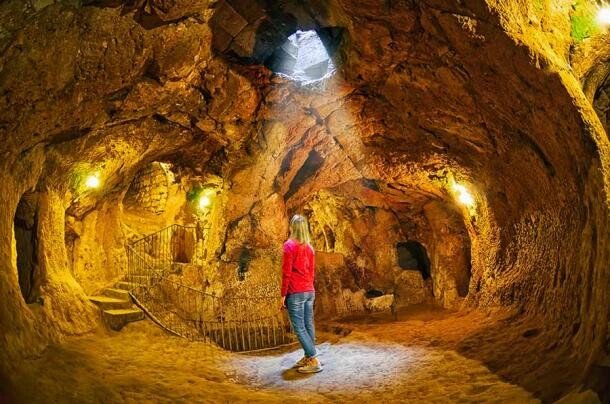 can you visit the underground city in turkey