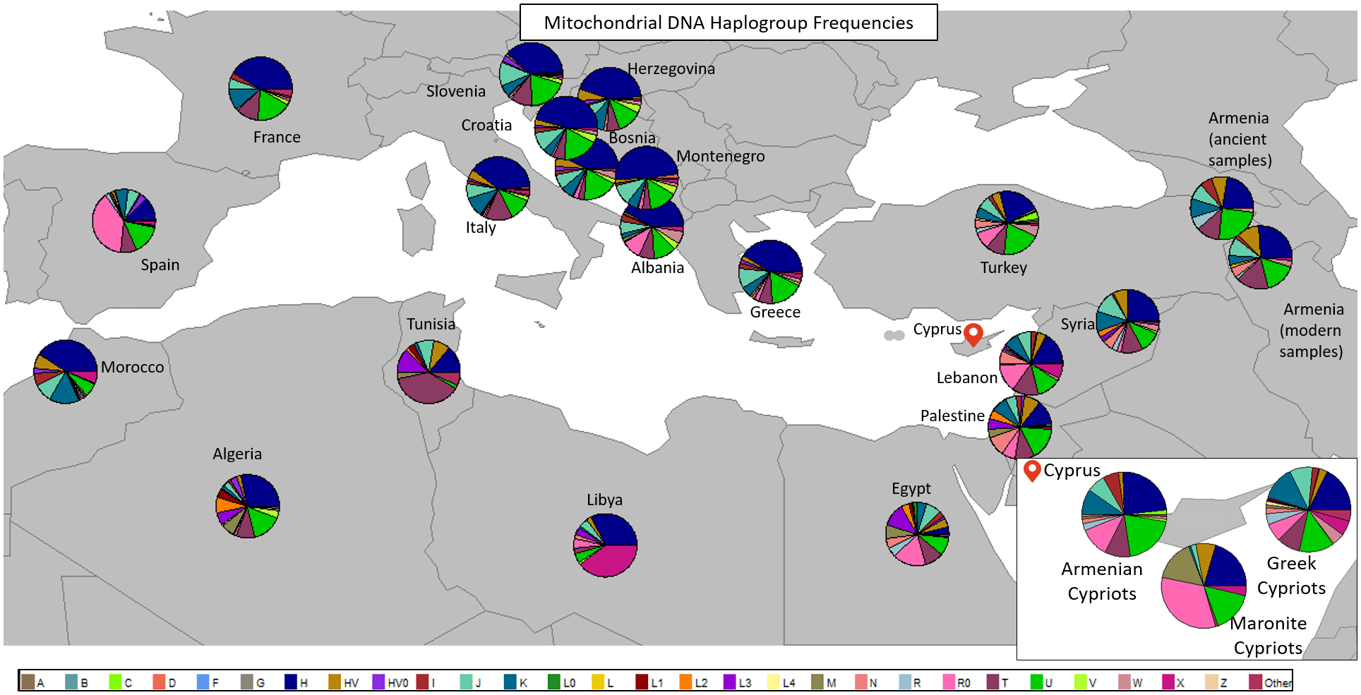 Deciphering the Maternal Ancestral Lineage of Cypriot Communities: A ...