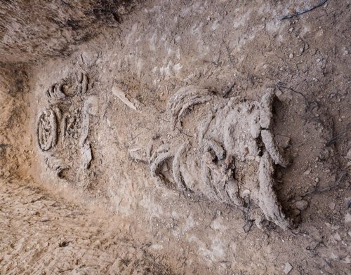 Byzantine monk chained with iron rings unearthed near Jerusalem