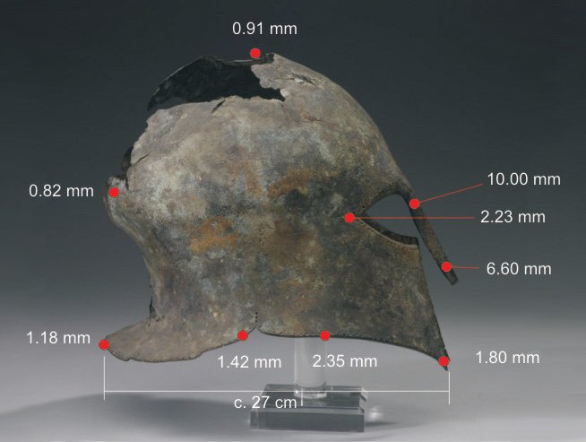 A Corinthian Helmet from the Battle of Marathon Found with the Warrior’s Skull Inside?