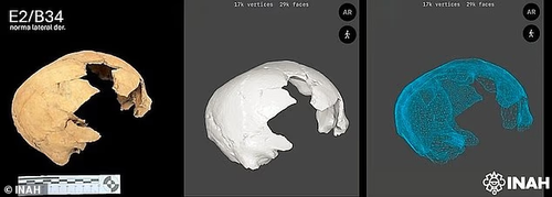 Ancient cubed-shaped skull found in Mexico challenges human history
