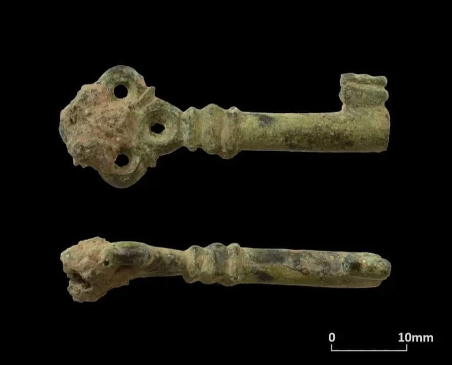 A Remarkable Medieval Key Unearthed in Claverham Village, UK