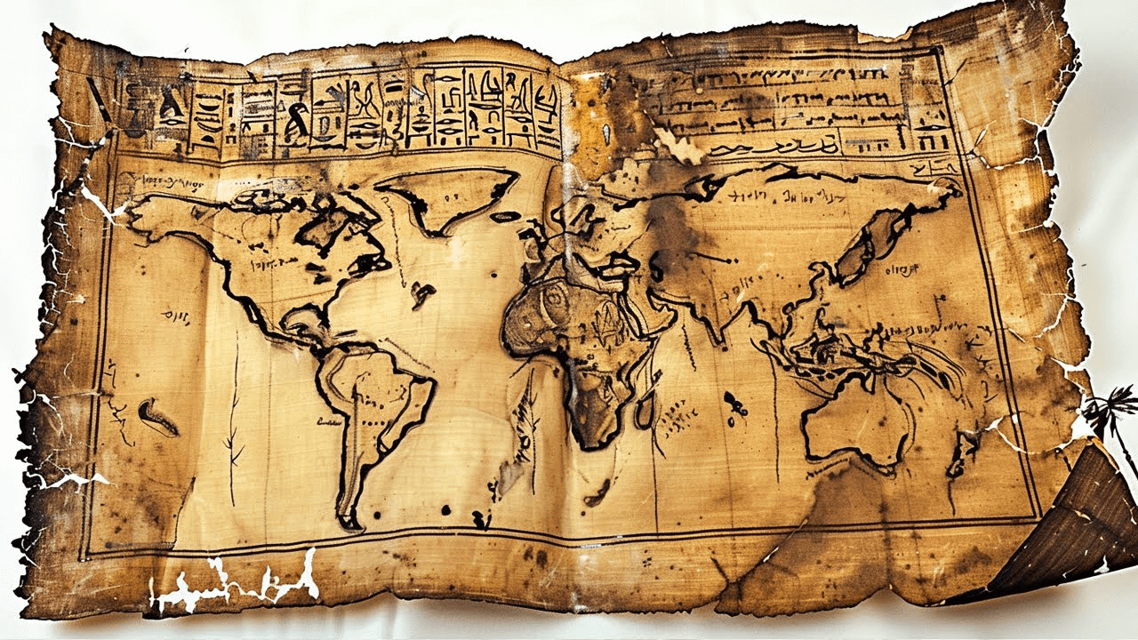 5,000 Year Old Map of AMERICA Discovered in Egypt? A Mystery Waiting to ...