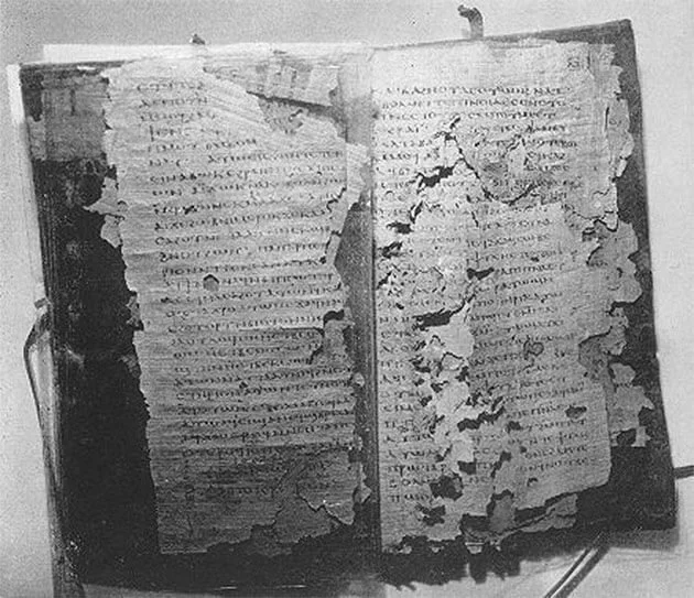 NAG HAMMADI LIBRARY (ESTIMATED AGE: 1,693 YEARS) NAG HAMMADI LIBRARY (ESTIMATED AGE: 1,693 YEARS)