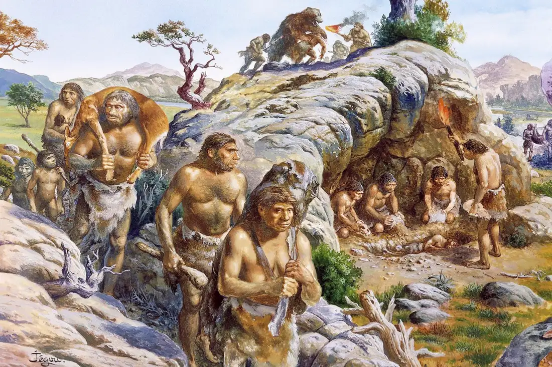 Neanderthals and early humans may have interbred over a vast area