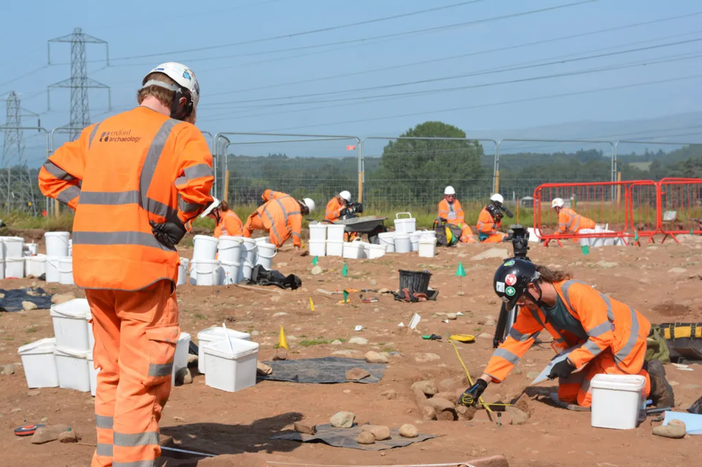 Massive Roman grave revealed in A66 excavation
