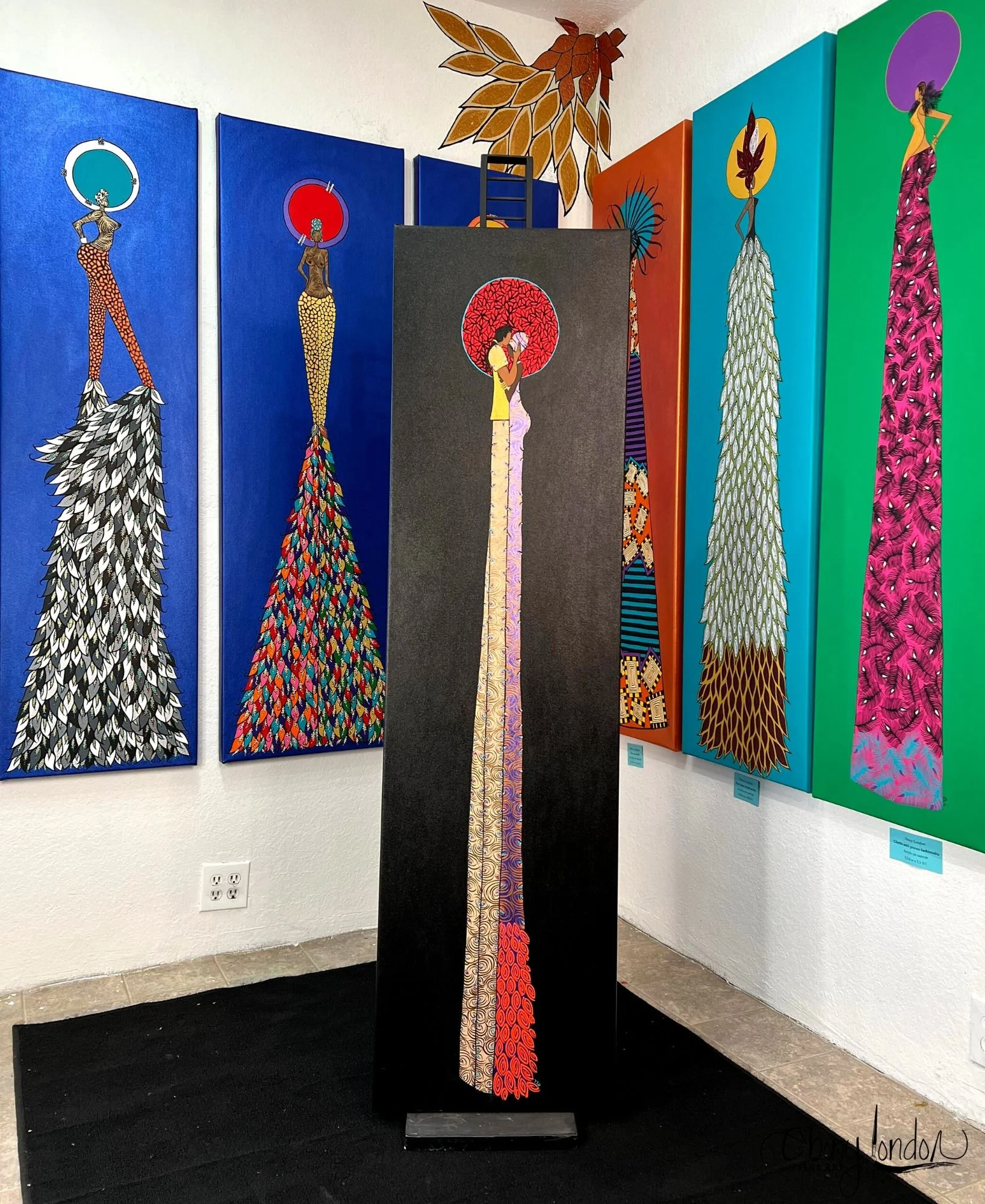My Love/ Acrylic on canvas/ 1.5 ft w x 5.5 ft l/ AFP