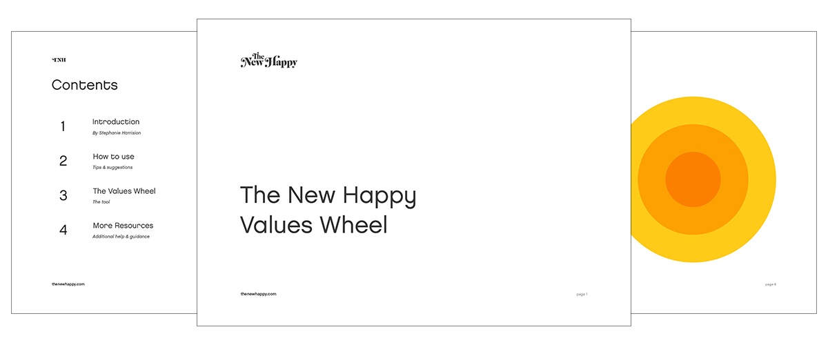The New Happy Values Wheel — The New Happy