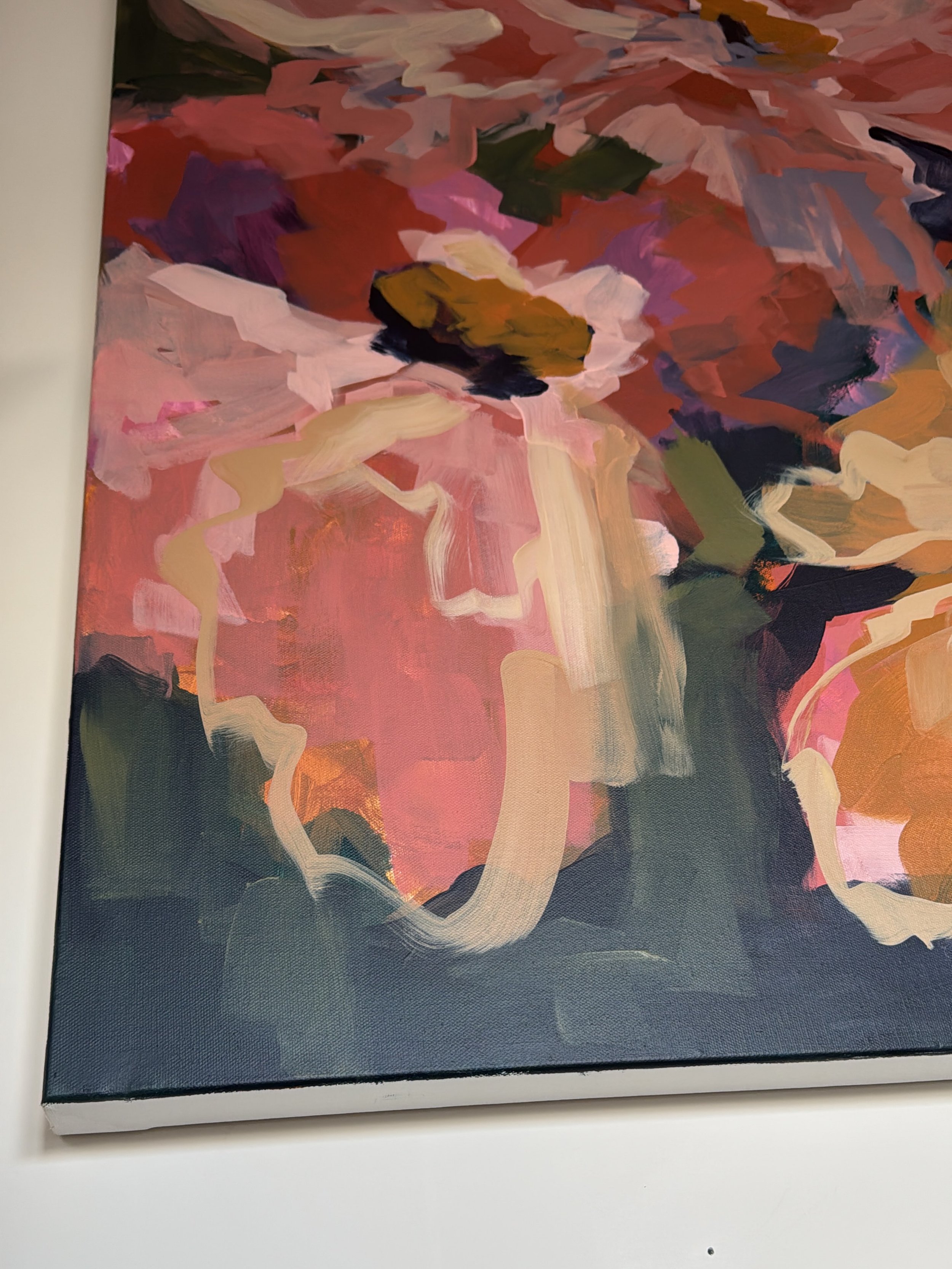 Leaning into a warmer palette with this one #ineededcolor #workinprogress