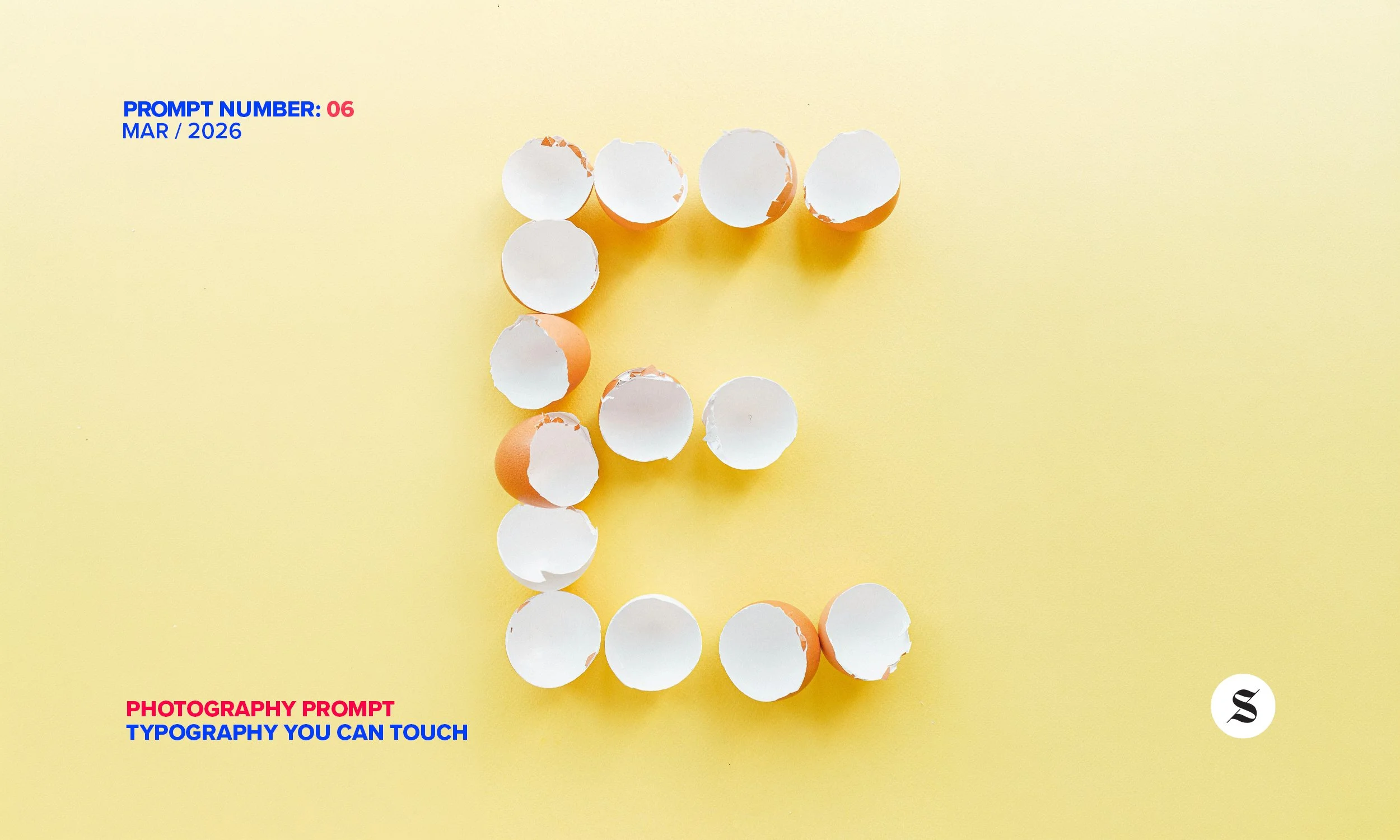 Monday Creative Prompt: The Word on Your Table — Typography You Can Touch