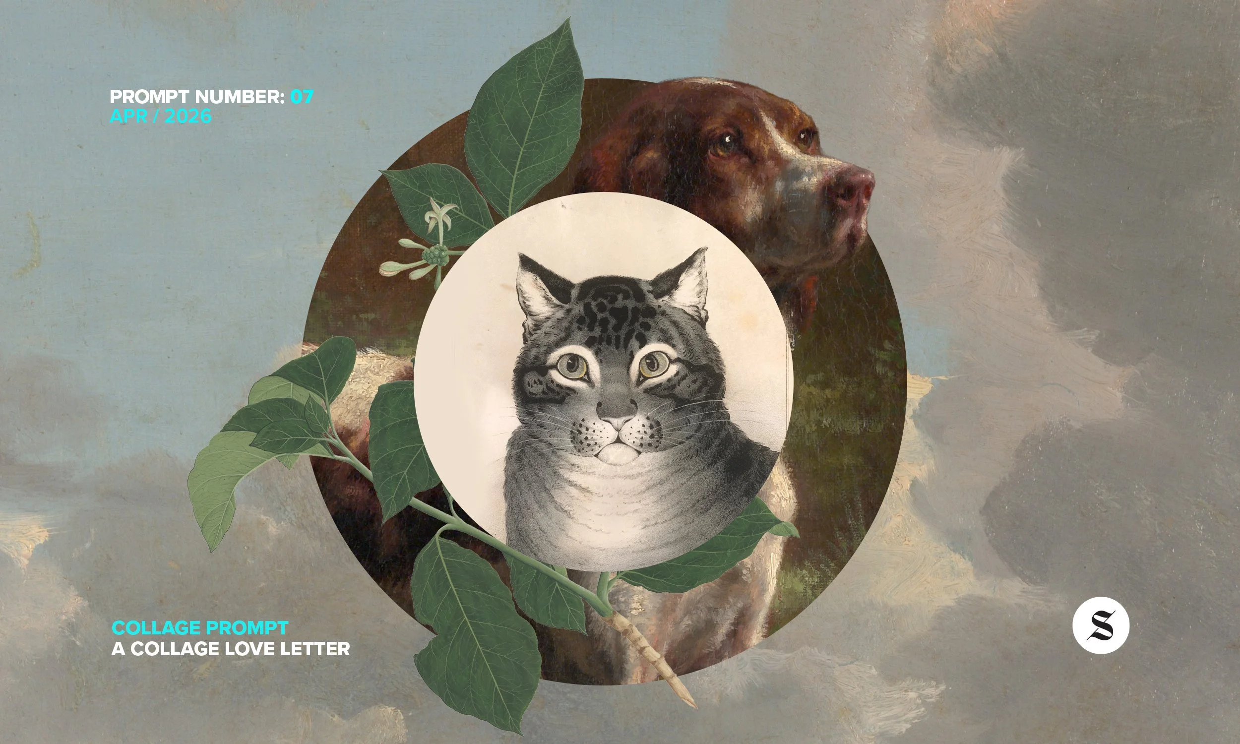Monday Prompt: Your Pet in Layers — A Collage Love Letter