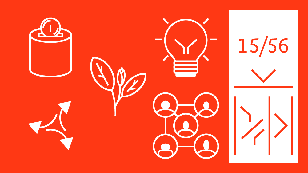 Group of icons depicting job characteristics.