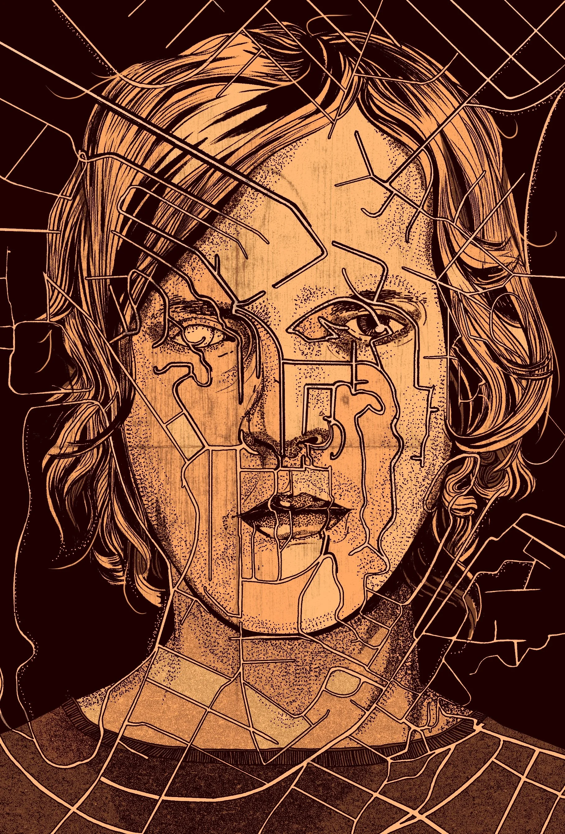 Portrait of Beck for promotion of Josie Riesman's new book, "The Last Temptation of Beck"