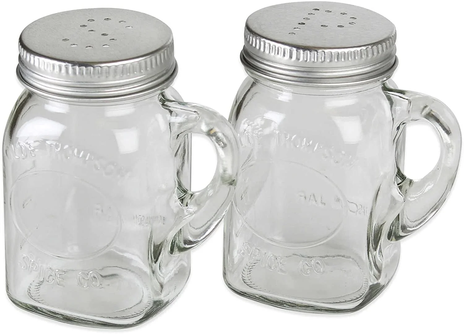 Olde Thompson 3771-G Mason Jar Salt & Pepper Shaker Set