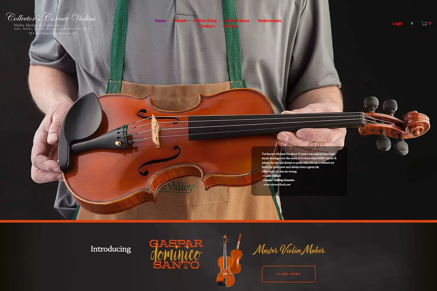 Collector's Corner Violins
