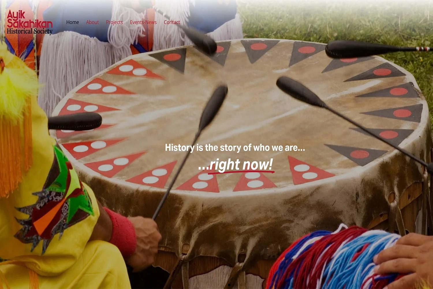 Ayik Sakahikan Historical Society Website