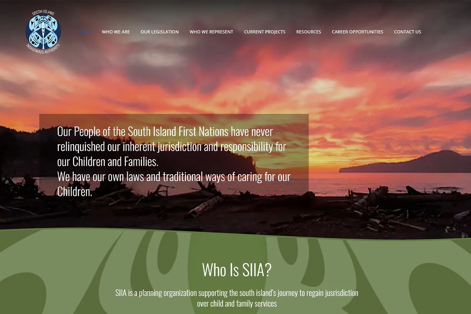South Island Indigenous Authority Website