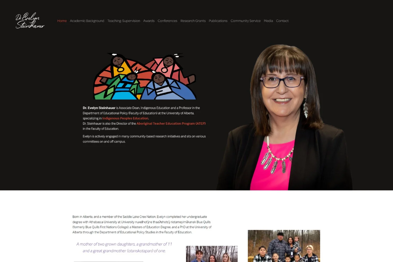 Evelyn Steinhauer, PhD Website