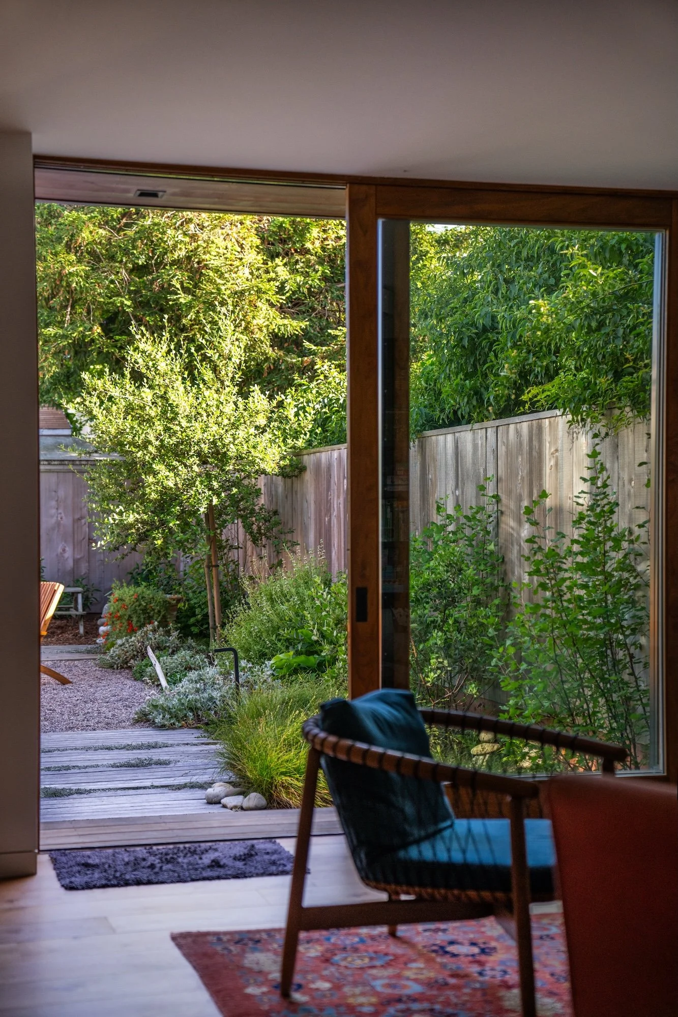 Interior view of native garden