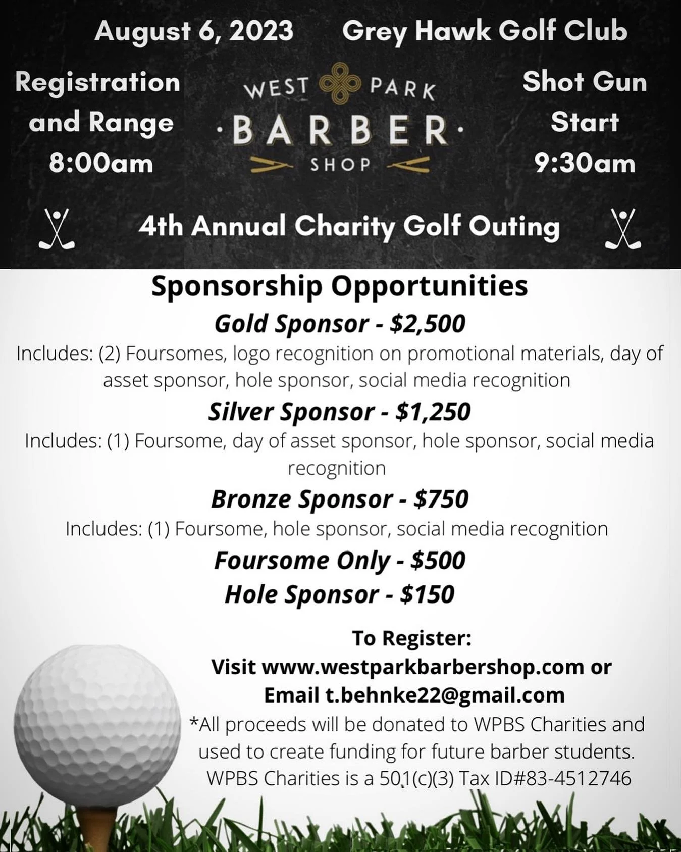 🏌🏾&zwj;♂️🔥It&rsquo;s that time again🔥🏌🏾&zwj;♂️
Join us for West Parks 4th
Annual Charity Golf Outing ‼️
You can register to golf or sign up to sponsor by visiting our website: 
www.westparkbarbershop.com
.
.
@patrick_loyal 
@brows_by_marissa 
@