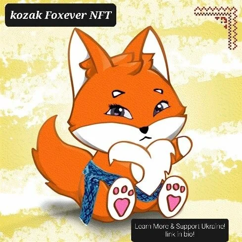 🇺🇦Help Support Ukraine!🇺🇦
Solana Kozak Foxever NFT official mint site is in my Bio. Discord is being built up to provide a space for all Kozaks to be a community together and determine the future of the NFT project beyond that of our charitable d
