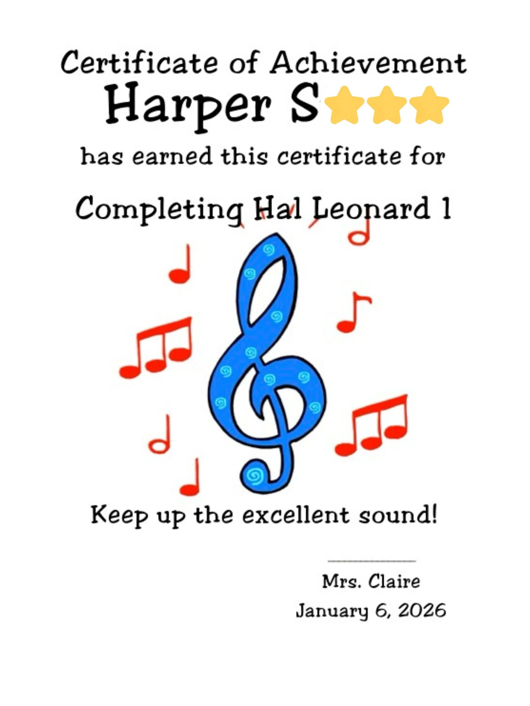 Student Hall of Fame - Mozart’s Memo - Volume 80 