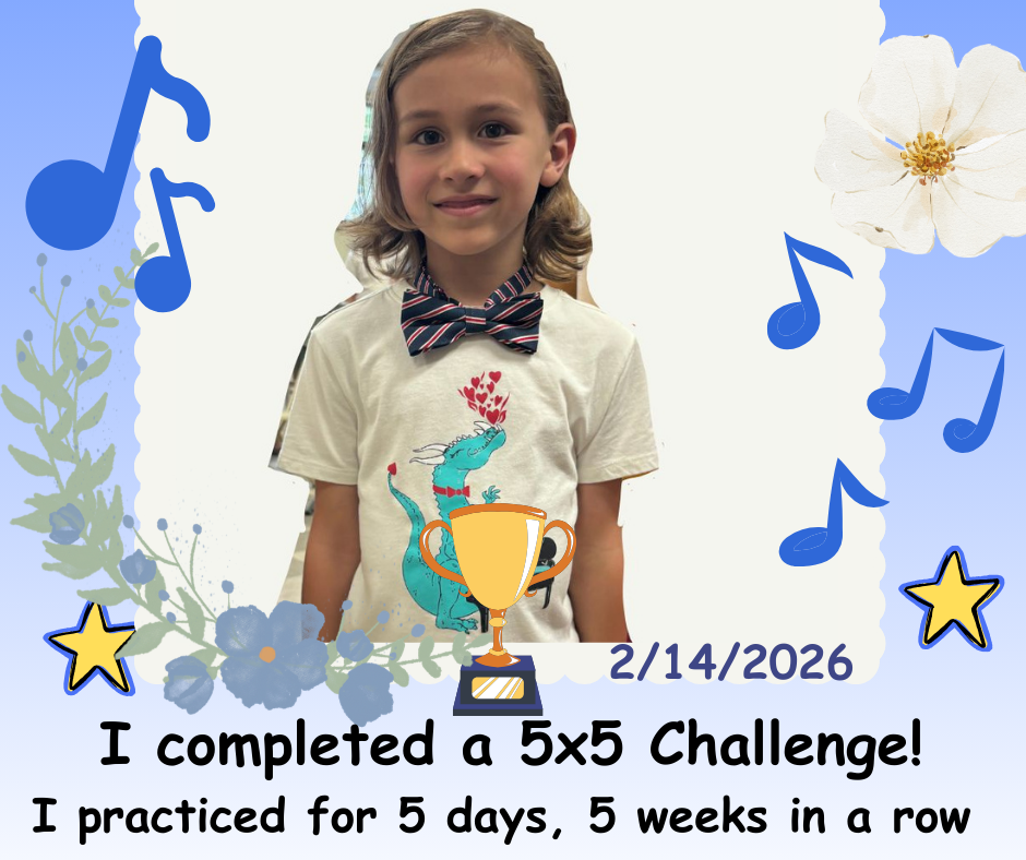 Student Hall of Fame - Mozart’s Memo - Volume 84