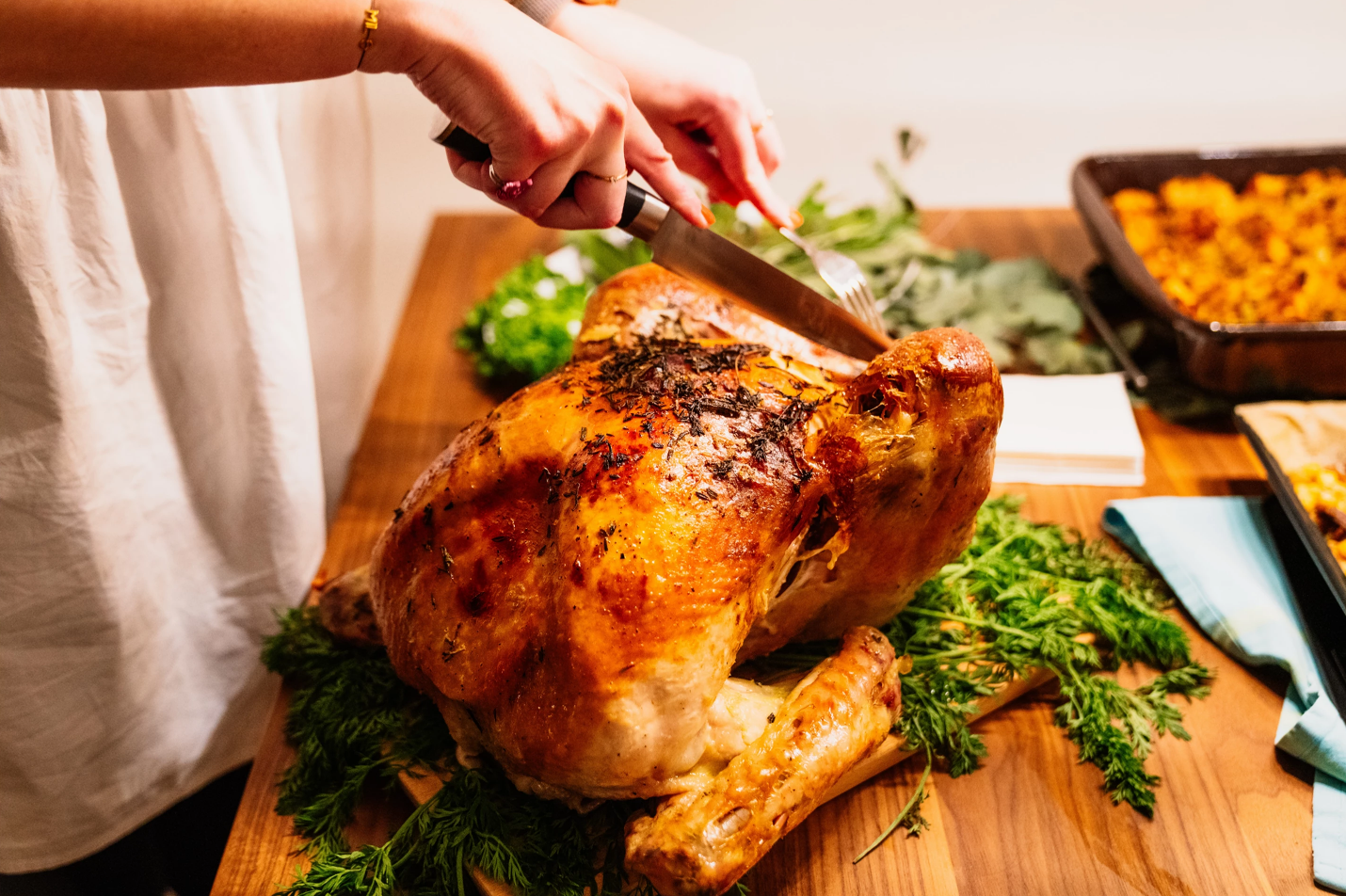Perfect Whole Roasted Herbed Chicken
