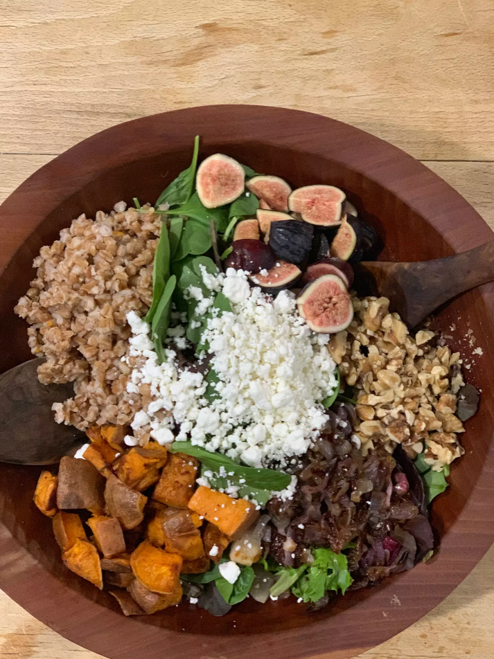 Fall Harvest Salad + Favorite Apple Cider Dressing