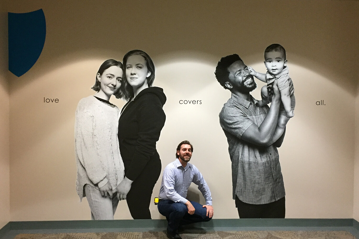 El Dorado Hills, CA – environmental graphic selfie. 