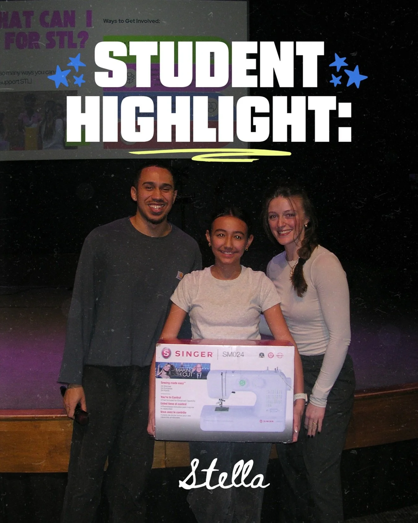 SPEED THE LIGHT SHOUTOUT: STELLA!

Last year, Stella worked so hard and raised $550 for Speed the Light by hand-stitching sweaters and she far surpassed her goal! What an amazing example of using your gifts to push the Kingdom forward. 🙌

Pastor Der