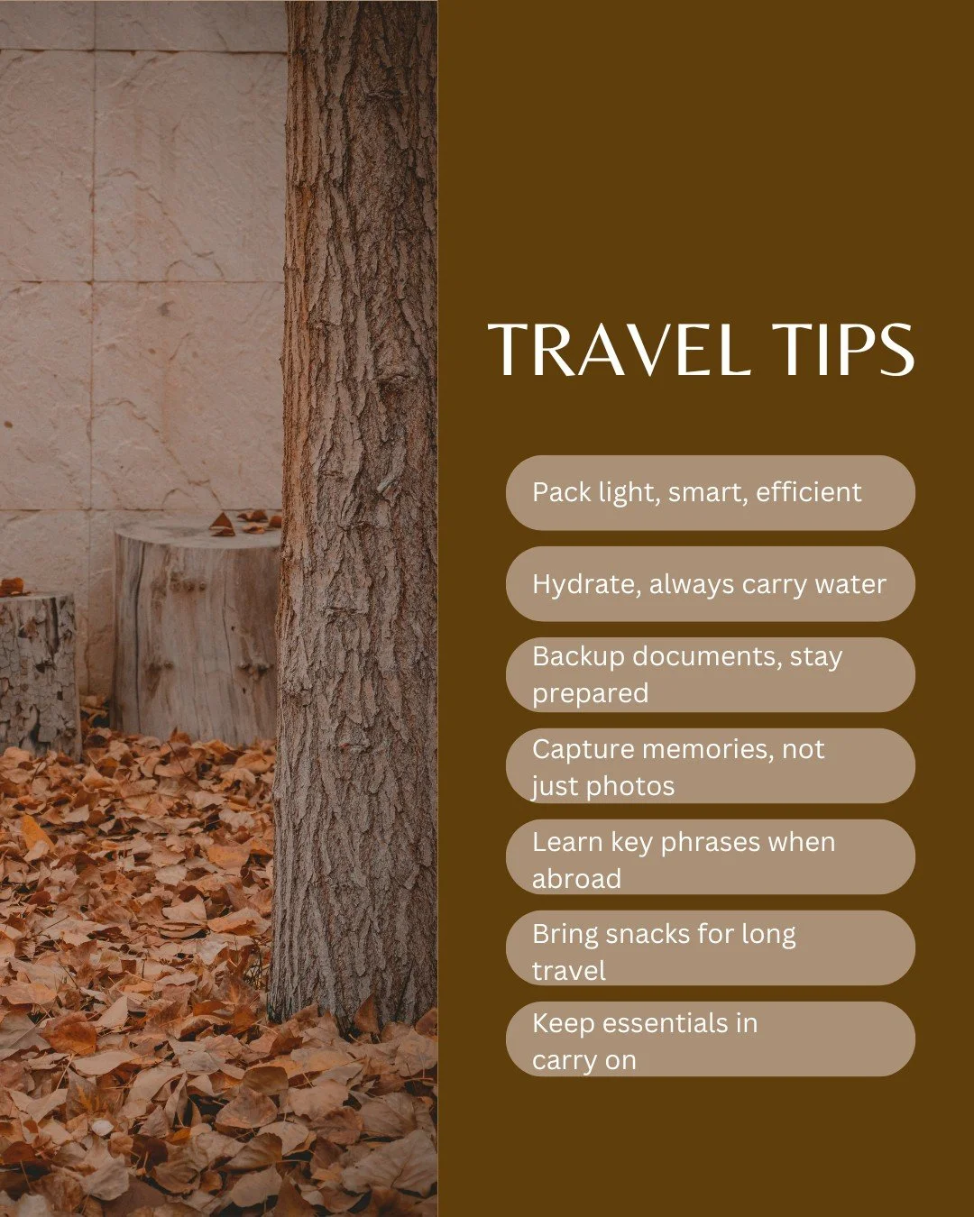 From packing light to staying hydrated, it&rsquo;s the little things that make trips smoother. 🌍 Where are you off to next?