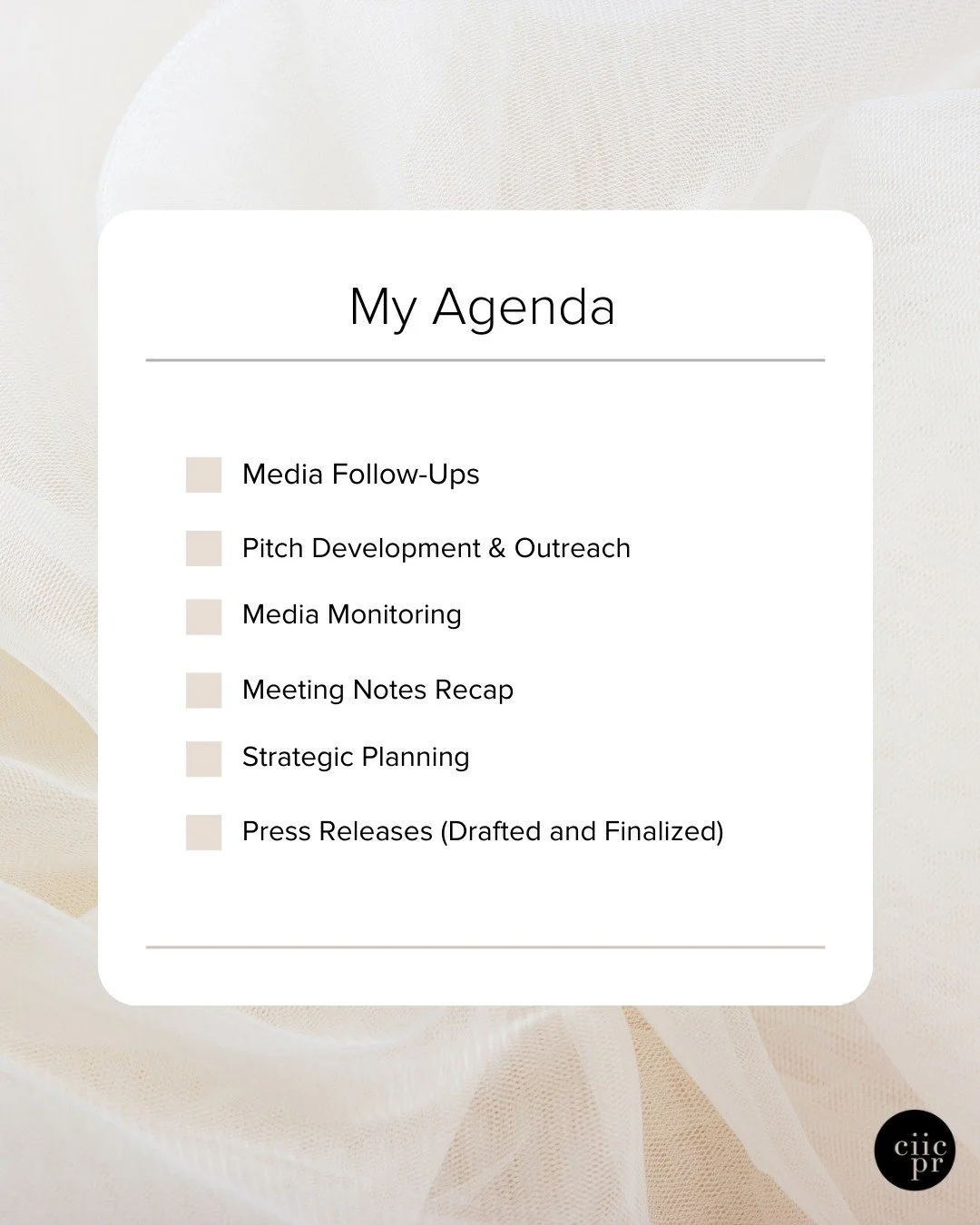 Nuestros días están llenos de planificación, presentaciones y descubrimiento de lo que vale la pena compartir a continuación. La agenda nunca se ralentiza.

#CIICPR #Agenda #TravelPR