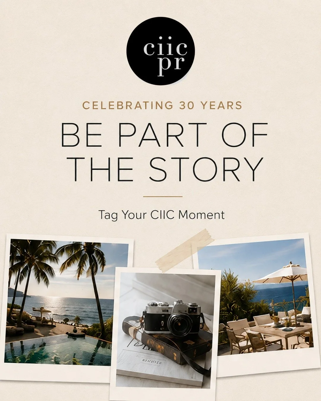 Celebrating 30 Years 🎉

For three decades, CIIC PR has built strong relationships, driven creative results, and been shaped by the people who made it all possible.

From our first clients to global campaigns, every moment has led us here&mdash;and w