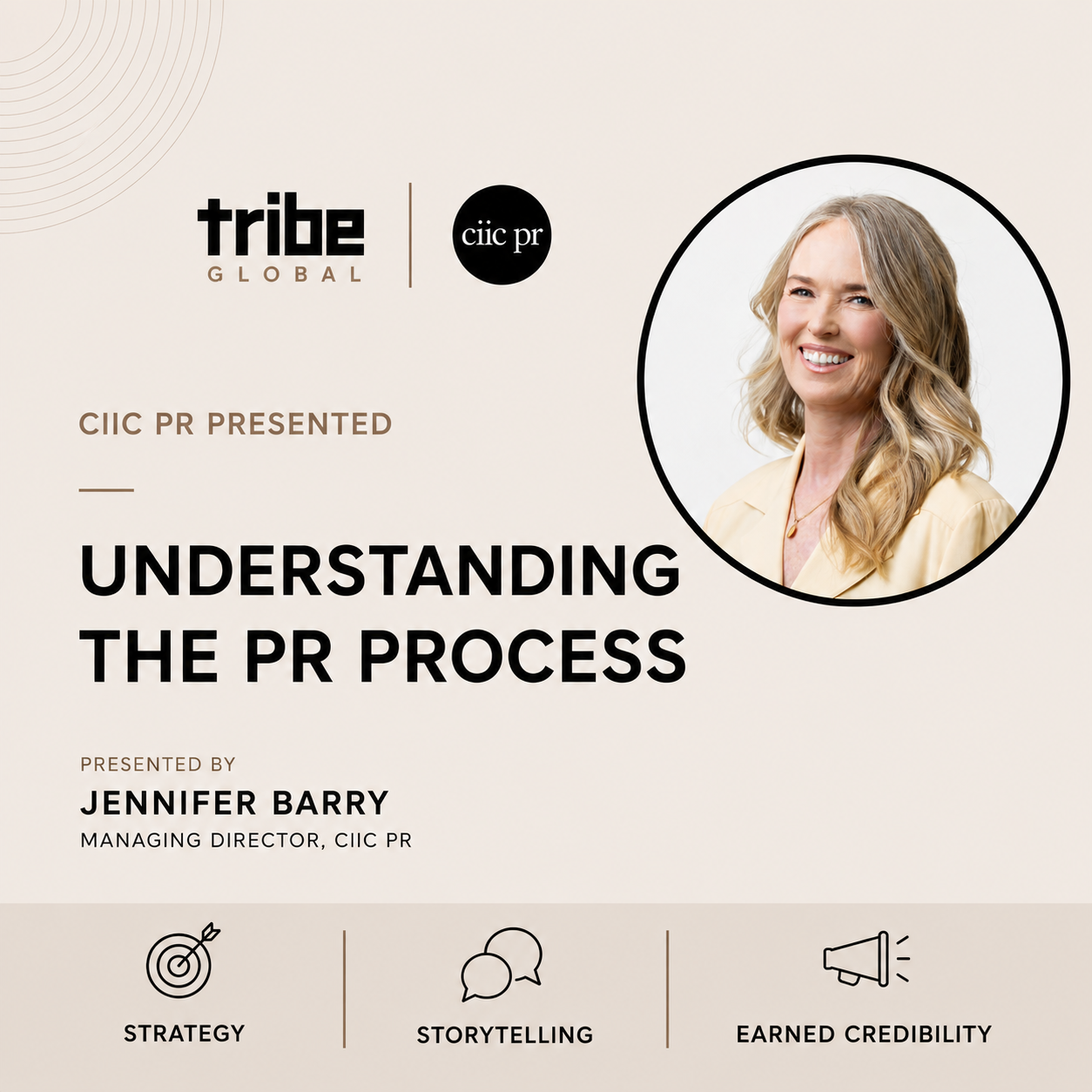 Qué es realmente el relaciones públicas (y por qué es importante para tus clientes). Resumen de la presentación de CIIC ante Tribe Global
