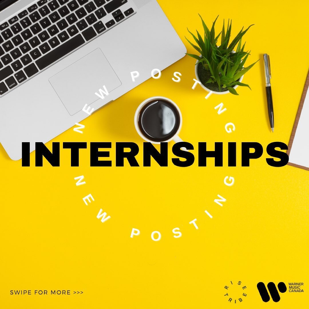 Super excited to announce that we&rsquo;ve partnered with @warnermusiccanada to support their internship recruitment. 

Thank you to @antonioreys (Senior Director, Strategy &amp; Analytics | Business Development) for being a day 1 supporter of ours a