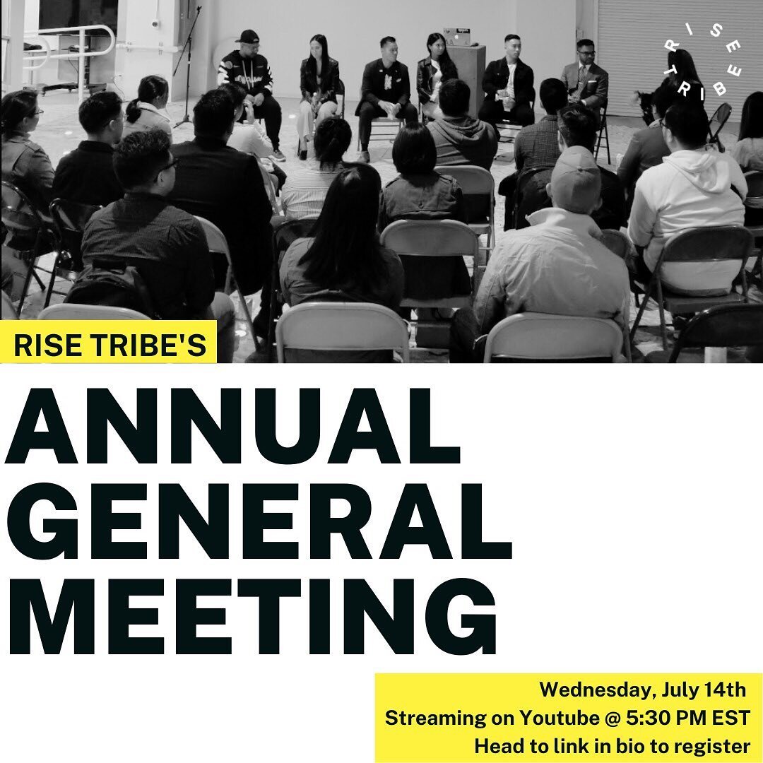 As we celebrate Rise Tribe&rsquo;s fifth anniversary, its new board of directors, special guests &amp; host @kaylamarieto invites the Filipino community, its allies and partners to our Annual General Meeting on Wednesday July 14th at 5:30pm. Register