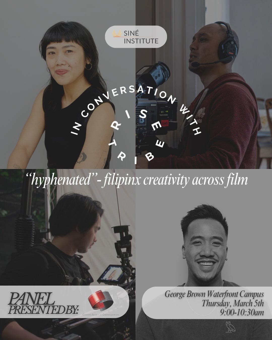🎥✨ In Conversation with RISE Tribe: &ldquo;Hyphenated&rdquo; &ndash; Filipinx Creativity Across Film

RISE is proud to host a panel presented by the Society of Cinematographers @canadiancinematographer to spotlight Filipinx voices in cinematography 