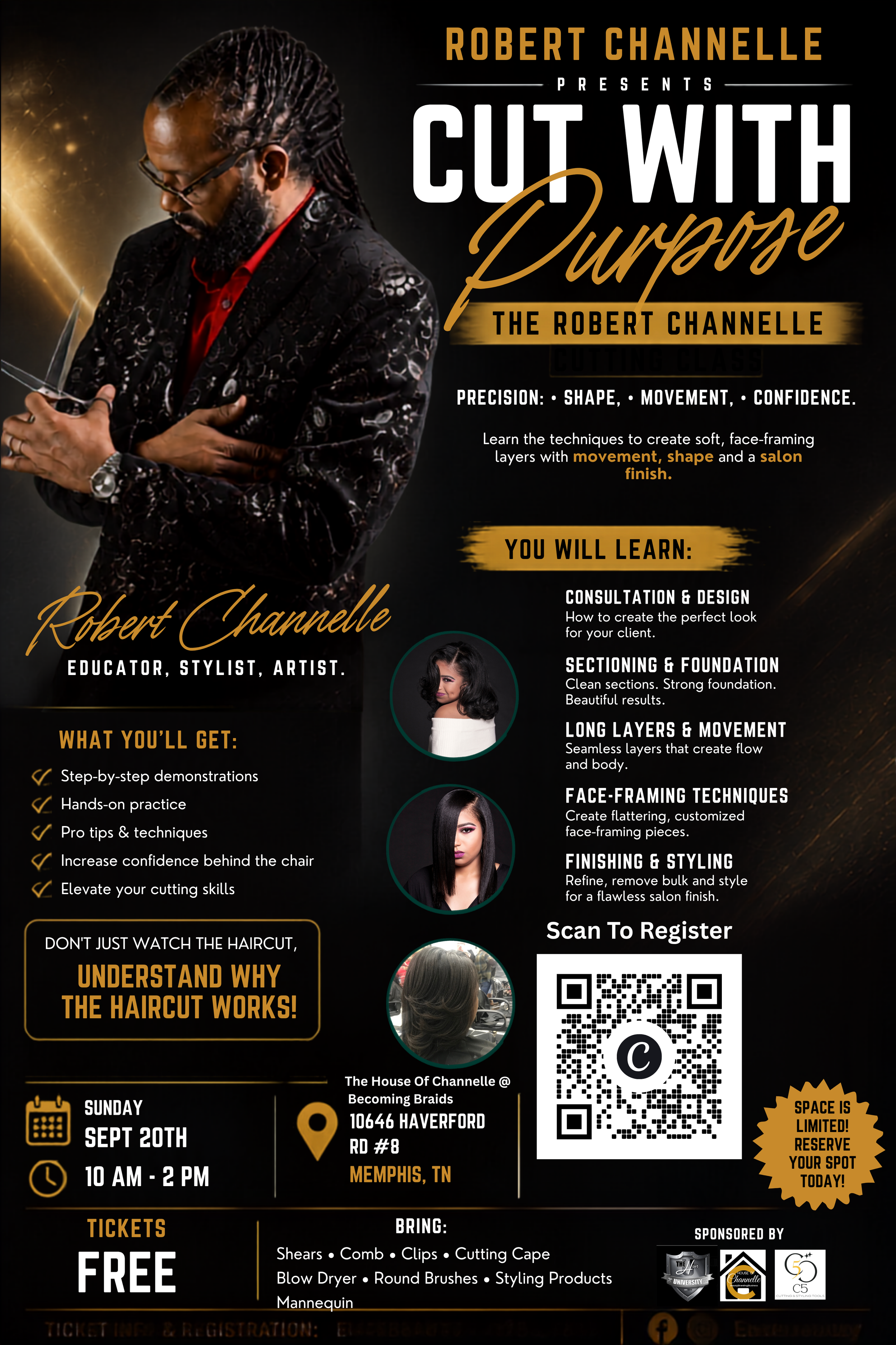 ROBERT CHANNELLE CUTTING CLASS “The Art of the Layered Cut”