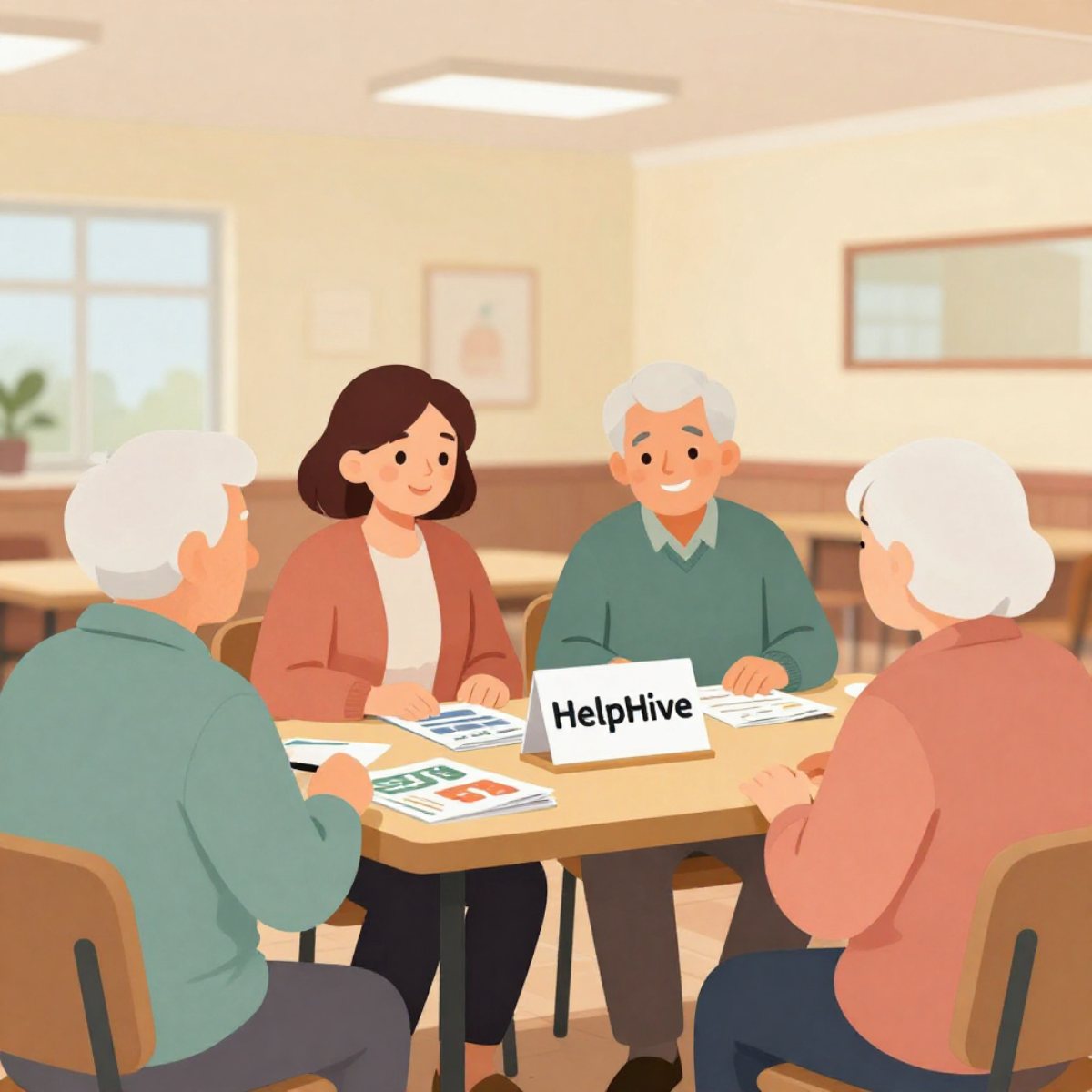 HelpHive Information Booth