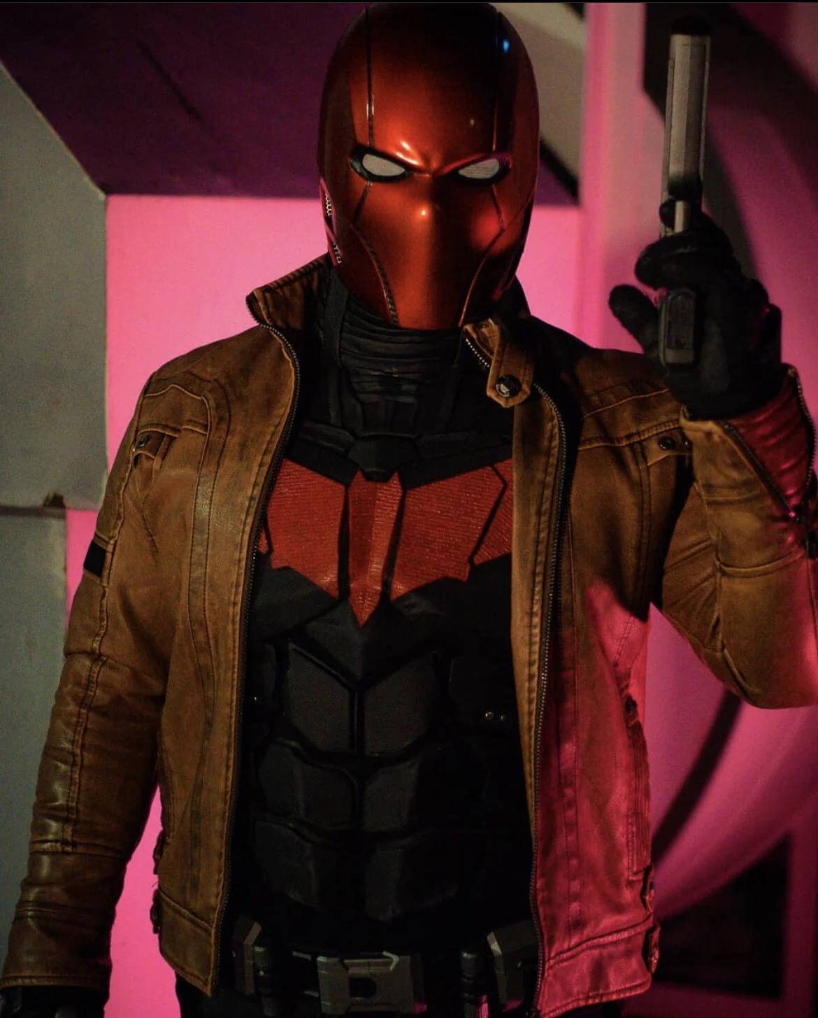 Our Red Hood Helmet