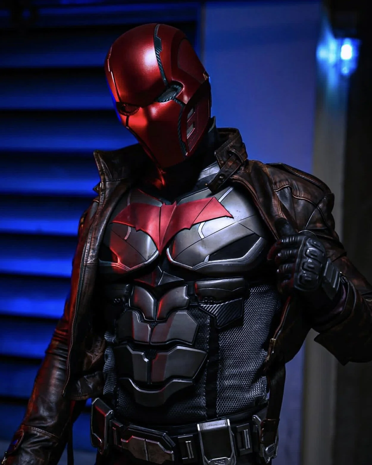 Red Hood V2 Helmet & Chest Armor