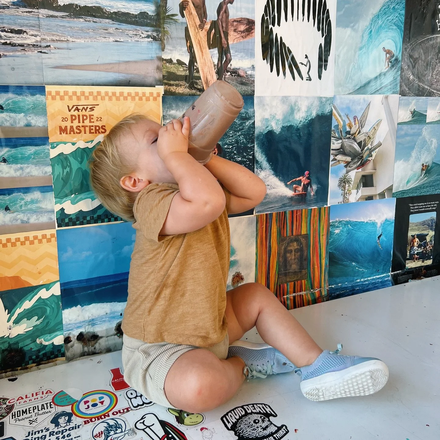 the only correct way to drink a smoothie btw