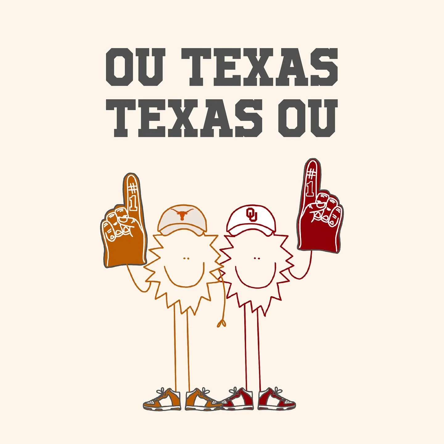 TEXAS OU&hellip;OU TEXAS&hellip;WHATEVER U CALL IT. IT&rsquo;S A RED RIVER WEEKEND IF WE EVER DID SEE ONEEEEE 🏈🏟️👀!!!!!!!!! we wanna get in on the fun sooooo!!! bring your UT or OU student ID to our dallas, austin, or norman location all saturday 