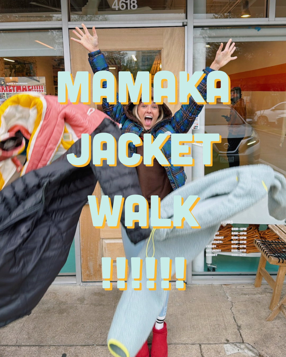 mamaka jacket walk!!!!!! 