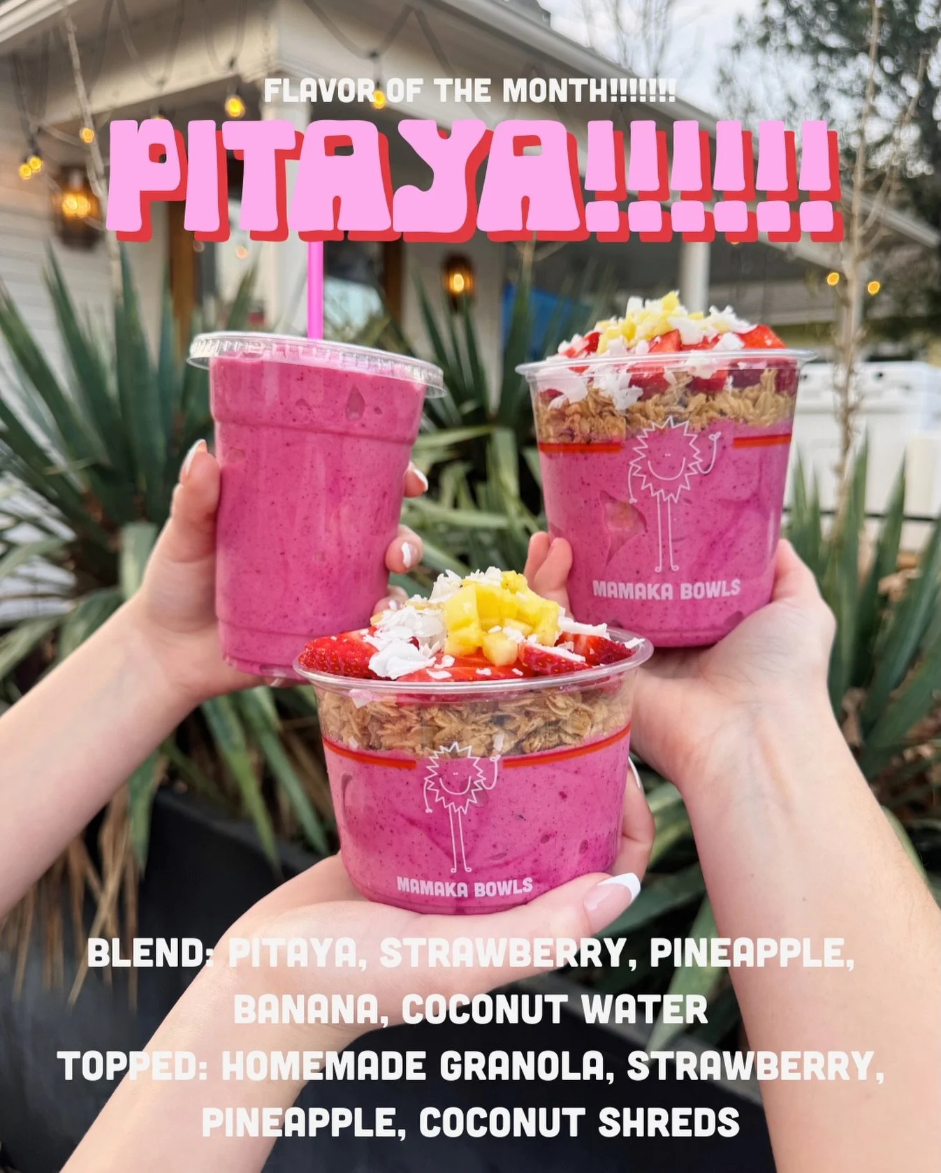 PINK! FOOD! ALL!!! MONTHHHH!!!!!! happy february peepssssss!!!! 😃💖🌞💞 pitaya pitaya pitaya!!!! out now in store and online 💕🏃&zwj;♀️ and because we love u *soooo* much, keep ur eyes peeled for a few fun things coming ur way this month (sooner th