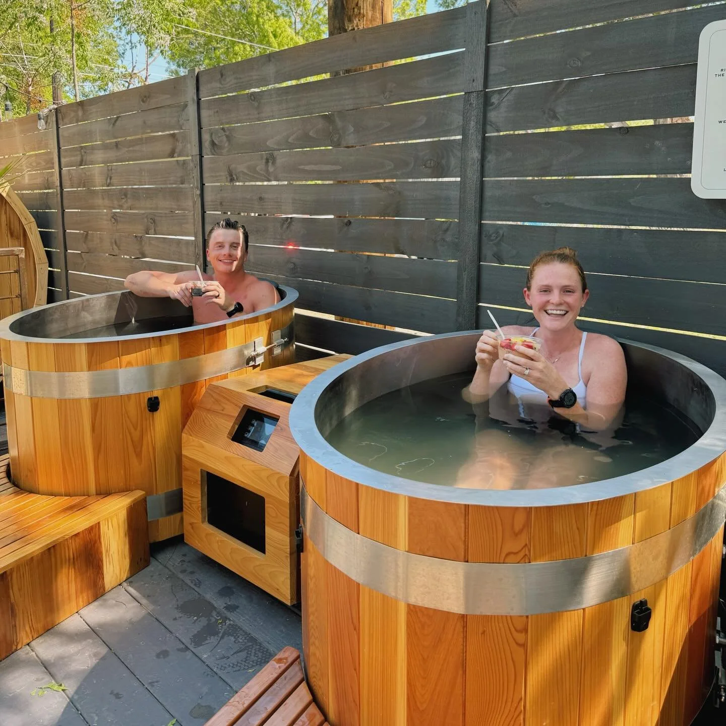 sunday at @mantlethermal !!! bowls x saunas x cold plunges !!!! 🌞😃🫶💛🌱🌊