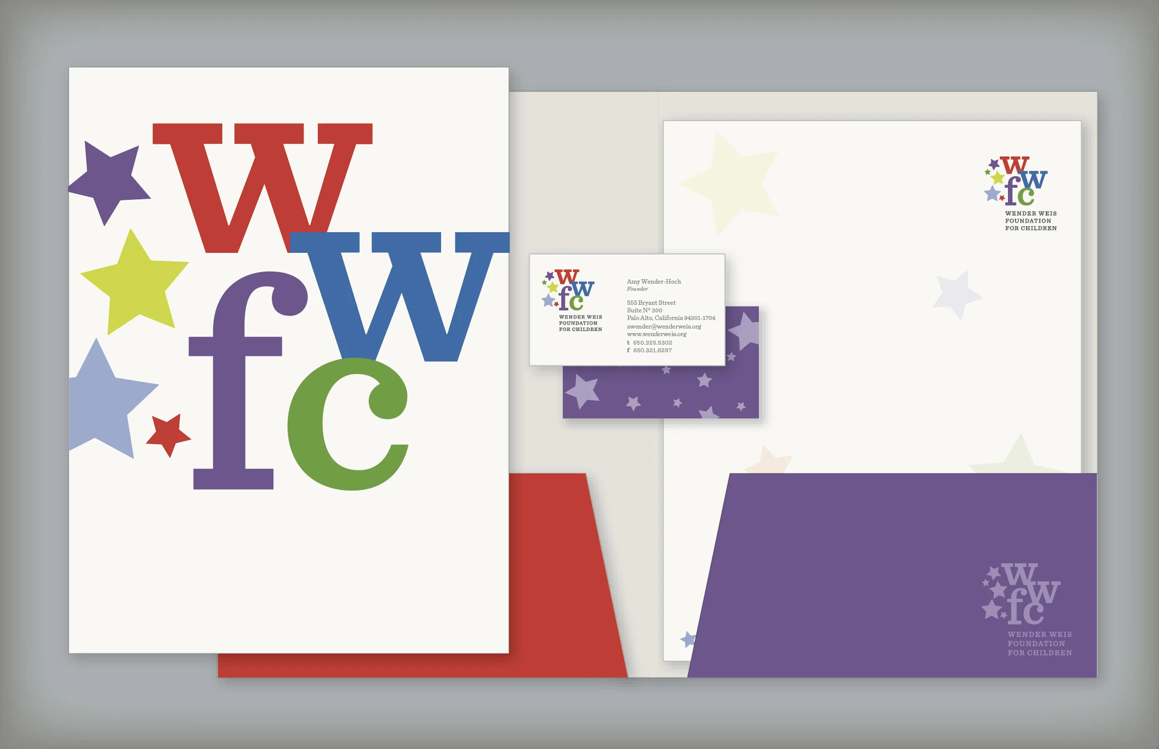 Wender Weiss Foundation for Children | Stationery System