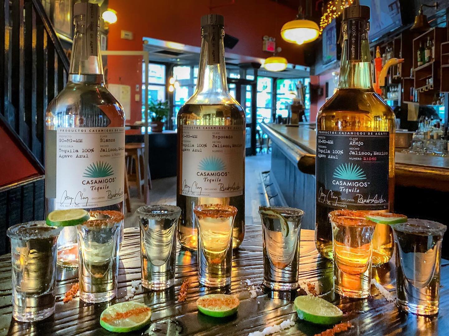 The Three Amigos 

Blanco, Reposado, A&ntilde;ejo: try one or all three 

#casamigos #threeamigos #tequila #blancotequila #reposadotequila #anejotequila #tequilatuesday #cincodemayo #cincodedrinko #nycbars #westvillagebars