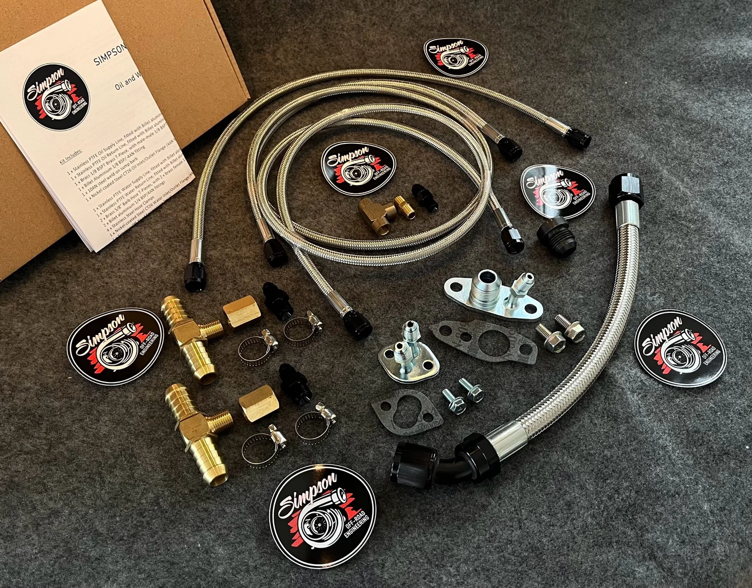 1HZ - CT26 Turbo Oil and Water Supply & Return Line Kit